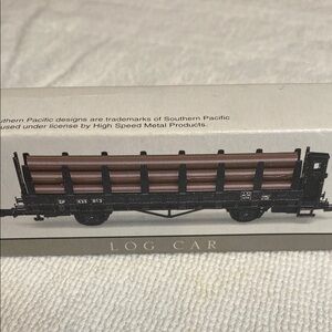 High Speed N Scale Southern Pacific 433013 Model Train Log Car